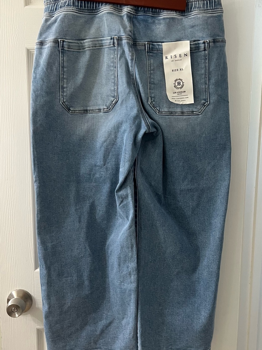 RISEN Super Stretchy Wide-Leg Jeans - Picture 3 of 5